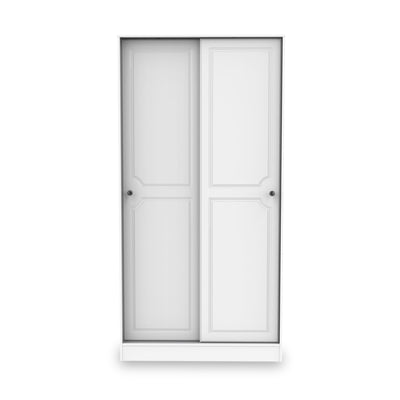 Kinsley White Gloss Sliding Wardrobe