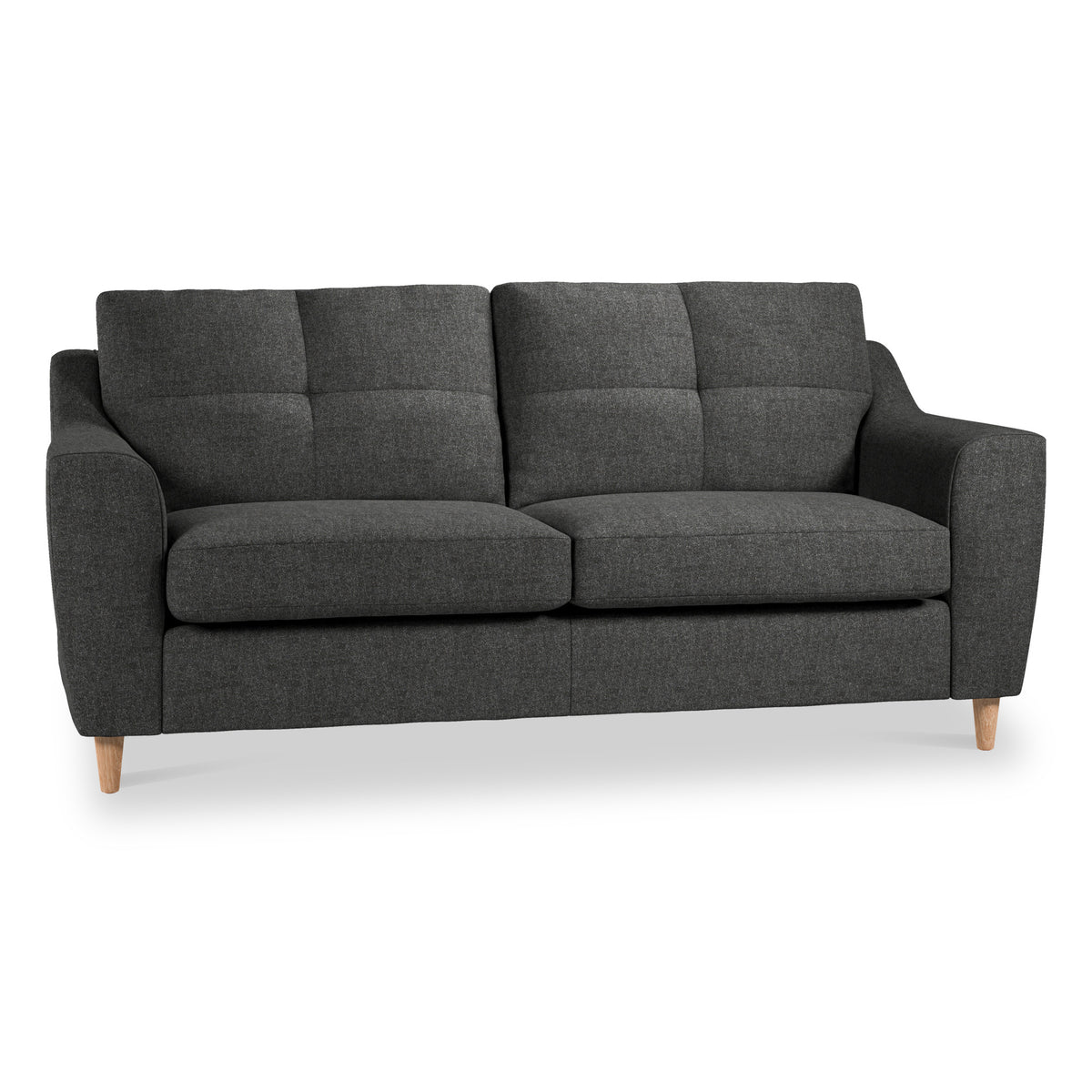 Justin Charcoal 3 Seater Sofa from Roseland Furniture