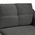 Justin Charcoal 3 Seater Sofa