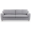 Justin Silver 4 Seater Sofa Couch Roseland Furniture