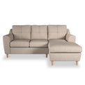 Justin Oatmeal Right Hand Chaise Couch