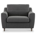Justin Charcoal Snuggle Living Room Chair from Roseland Furniture