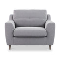 Justin Silver Snuggle Living Room chair
