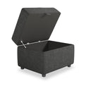 Justin Charcoal Small Storage Footrest