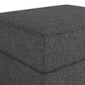 Justin Charcoal Small Storage Footstool