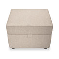 Justin Oatmeal Small Storage Footstool