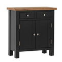 Charlestown Black Small Sideboard by Roseland Furniture