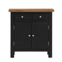 Charlestown Black Small Sideboard - Front View