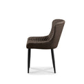 Brooklyn Brown PU Faux Leather Dining Chair