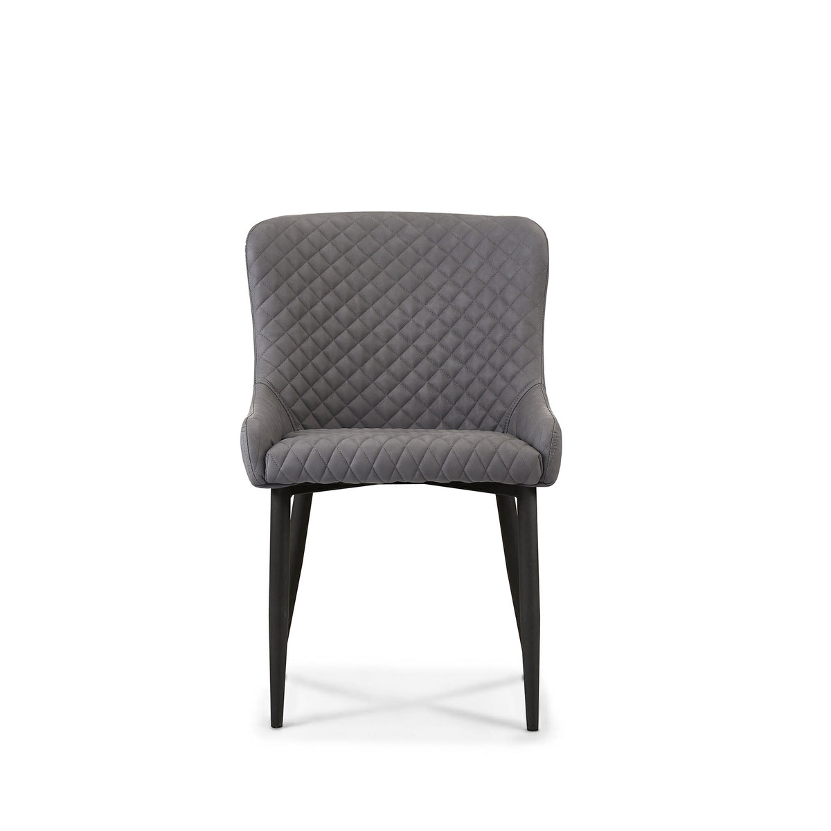 Brooklyn Grey PU Faux Leather Dining Chair from Roseland Furniture Store