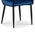 Brooklyn Blue Ink Velvet Dining Chair