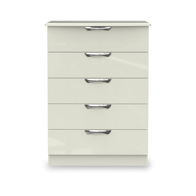 Beckett Gloss 5 Drawer Chest