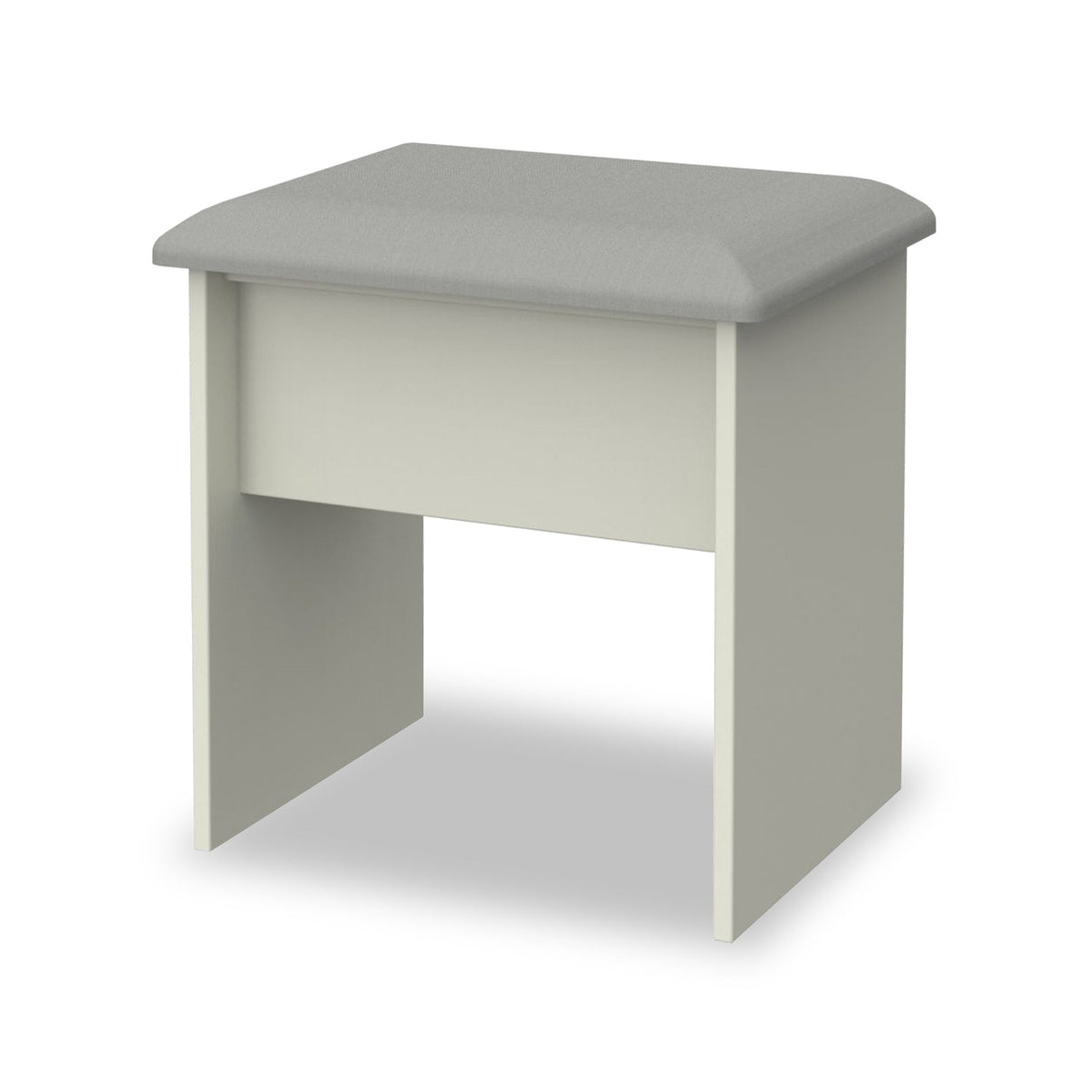 Beckett Cream Gloss Dressing Table with Stool from Roseland