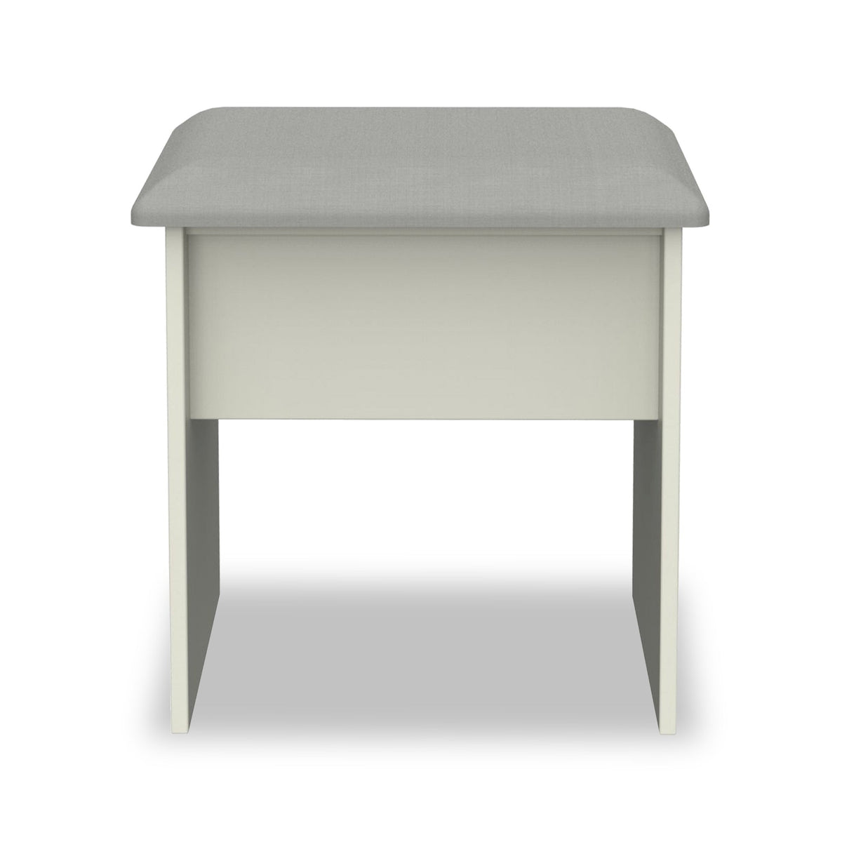 Beckett Cream Gloss Stool from Roseland