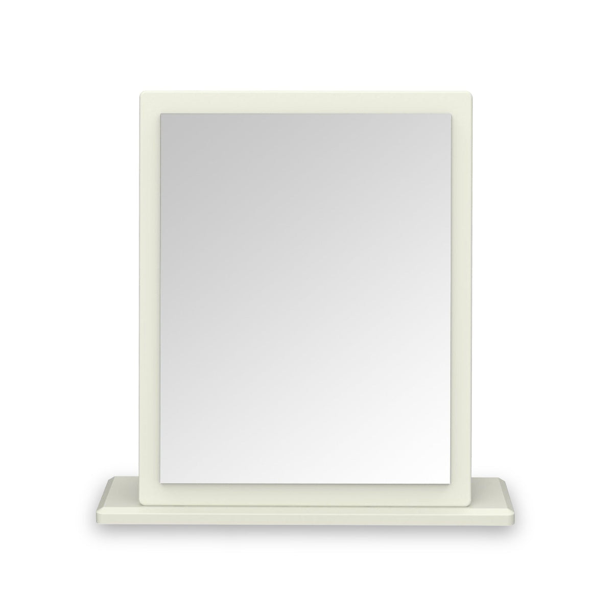 Beckett Cream Gloss Table Top Mirror from Roseland
