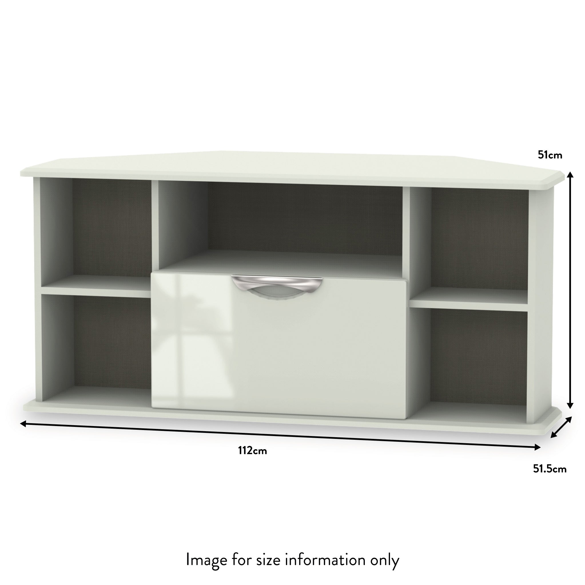 High gloss corner tv unit hot sale