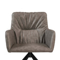 Chapel Swivel Velvet Dining Chair - Close up of seat