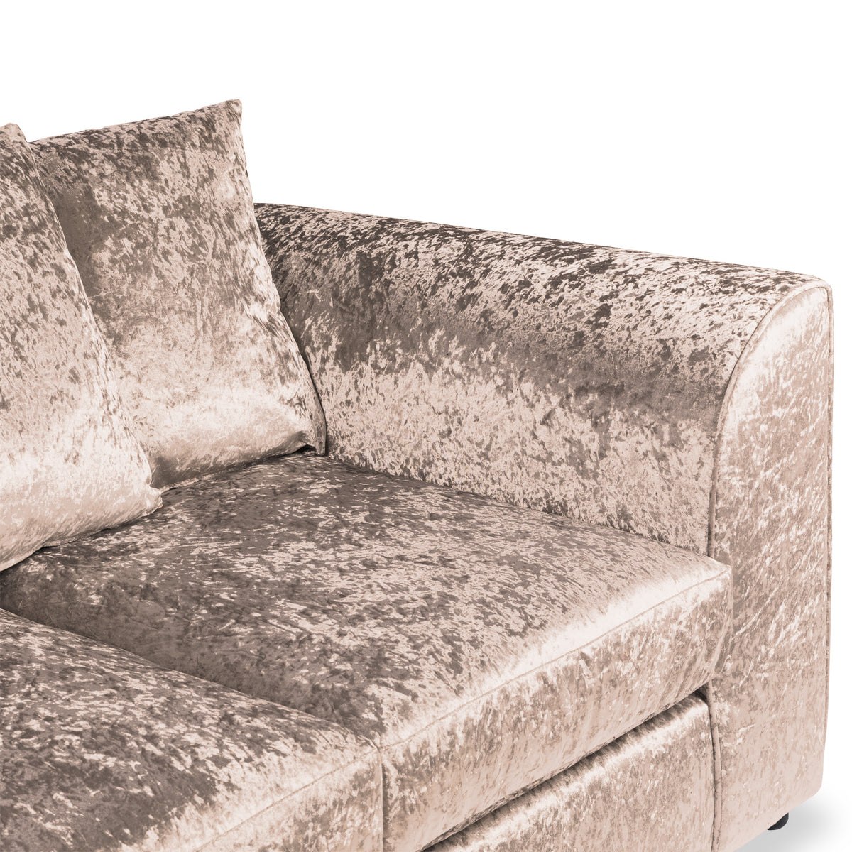 Tamara Mink Crushed Velvet 2 Seater Sofa