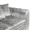 Tamara Silver Crushed Velvet 2 Seater Sofa