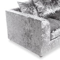 Tamara Silver Crushed Velvet 2 Seater Sofa