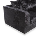 Tamara Black Crushed Velvet 3 Seater Sofa
