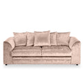 Tamara Mink Crushed Velvet 3 Seater Sofa from Roseland Furniture