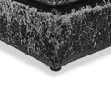 Tamara Black Crushed Velvet Footstool