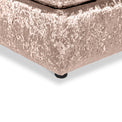 Tamara Mink Crushed Velvet Footstool