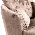 Tamara Mink Crushed Velvet Swivel Chair