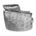 Tamara Silver Crushed Velvet Swivel Chair
