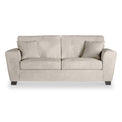 Chester Crream Hopsack 3 Seater Couch