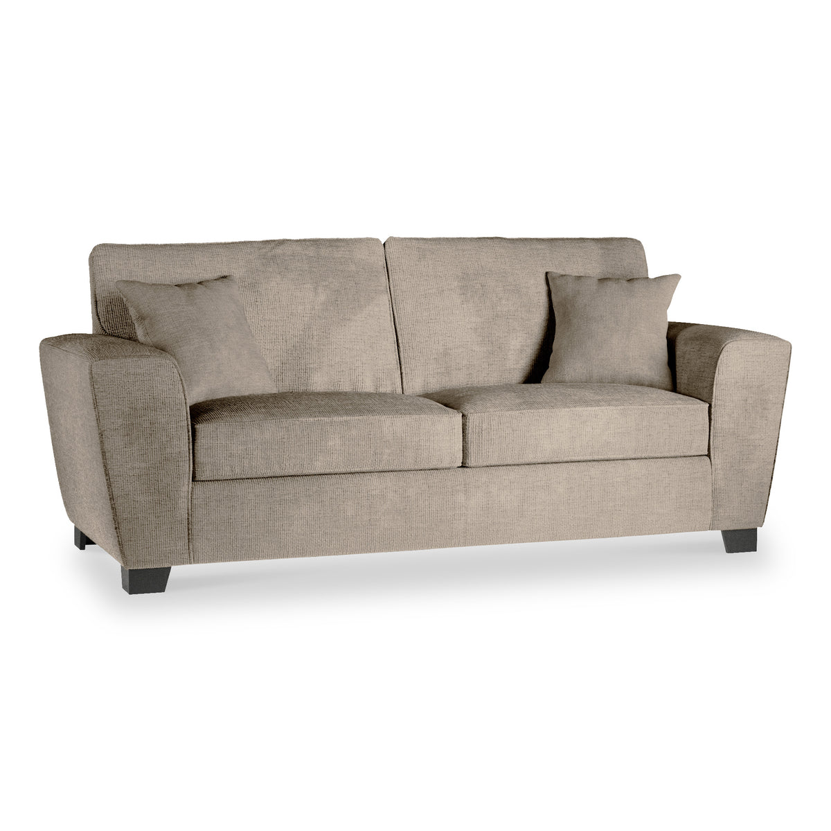 Chester Mocha Hopsack 3 Seater Sofa from Roseland Furniture