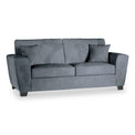 Chester Navy Mocha Hopsack 3 Seater Sofa from Roseland Furniture