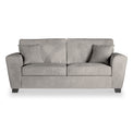 Chester Pewter Hopsack 3 Seater Couch