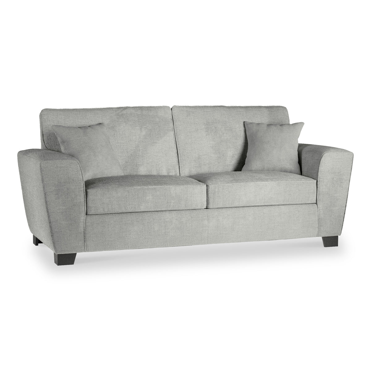 Chester Silver Hopsack 3 Seater Sofa from Roseland Furniture