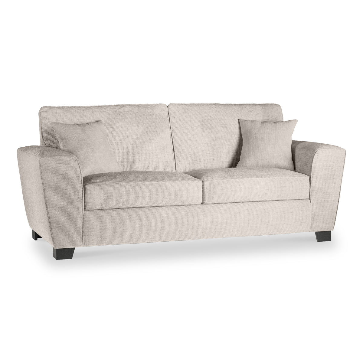 Chester Stone Hopsack 3 Seater Sofa from Roseland Furniture