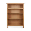 Front view of the Falmouth Oak Small Bookcase 