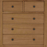 Broadway Oak 2 Over 3 Drawer Chest