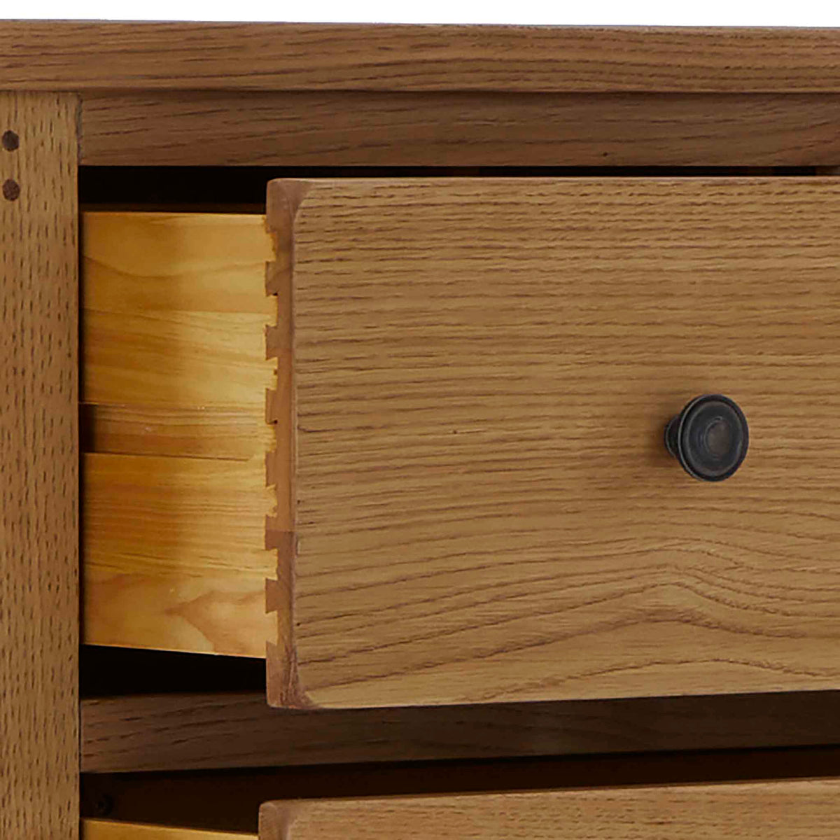 Broadway Oak 2 Over 3 Drawer Chest