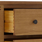 Broadway Oak 2 Over 3 Drawer Chest