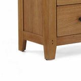 Broadway Oak 2 Over 3 Drawer Chest