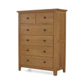 Broadway Oak 2 Over 4 Drawer Chest