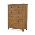Broadway Oak 2 Over 4 Drawer Chest