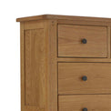 Broadway Oak 2 Over 4 Drawer Chest