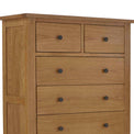 Broadway Oak 2 Over 4 Drawer Chest