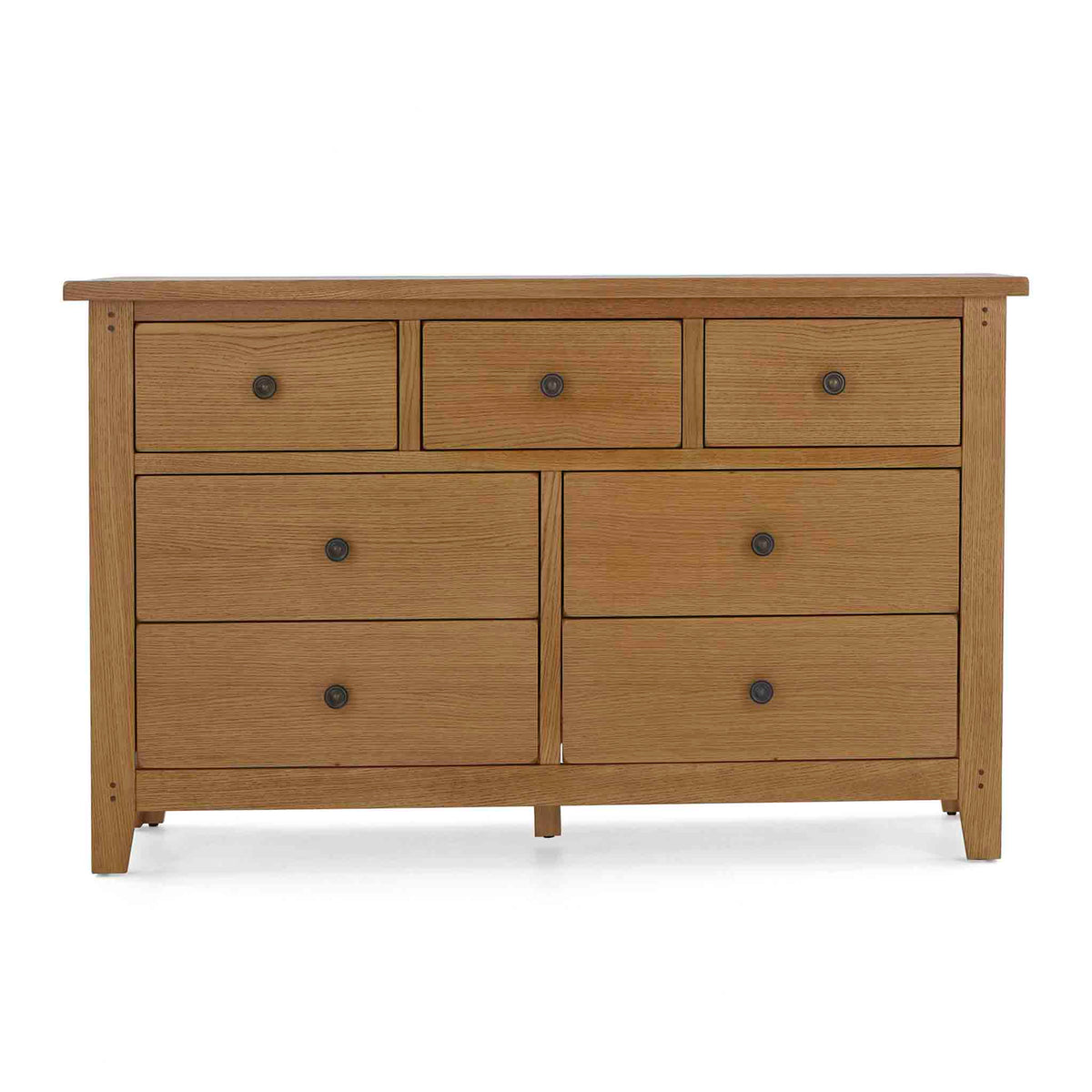 Broadway Oak 3 Over 4 Drawer Chest