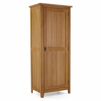 Broadway Oak Single Wardrobe - All Hanging