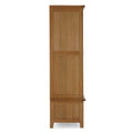 Broadway Oak Triple Wardrobe - Side on view