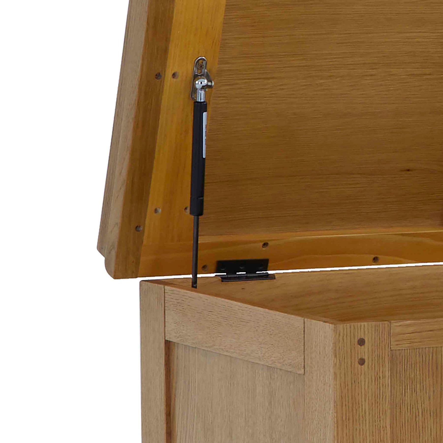 Broadway Oak Storage Bench by Roseland Furniture