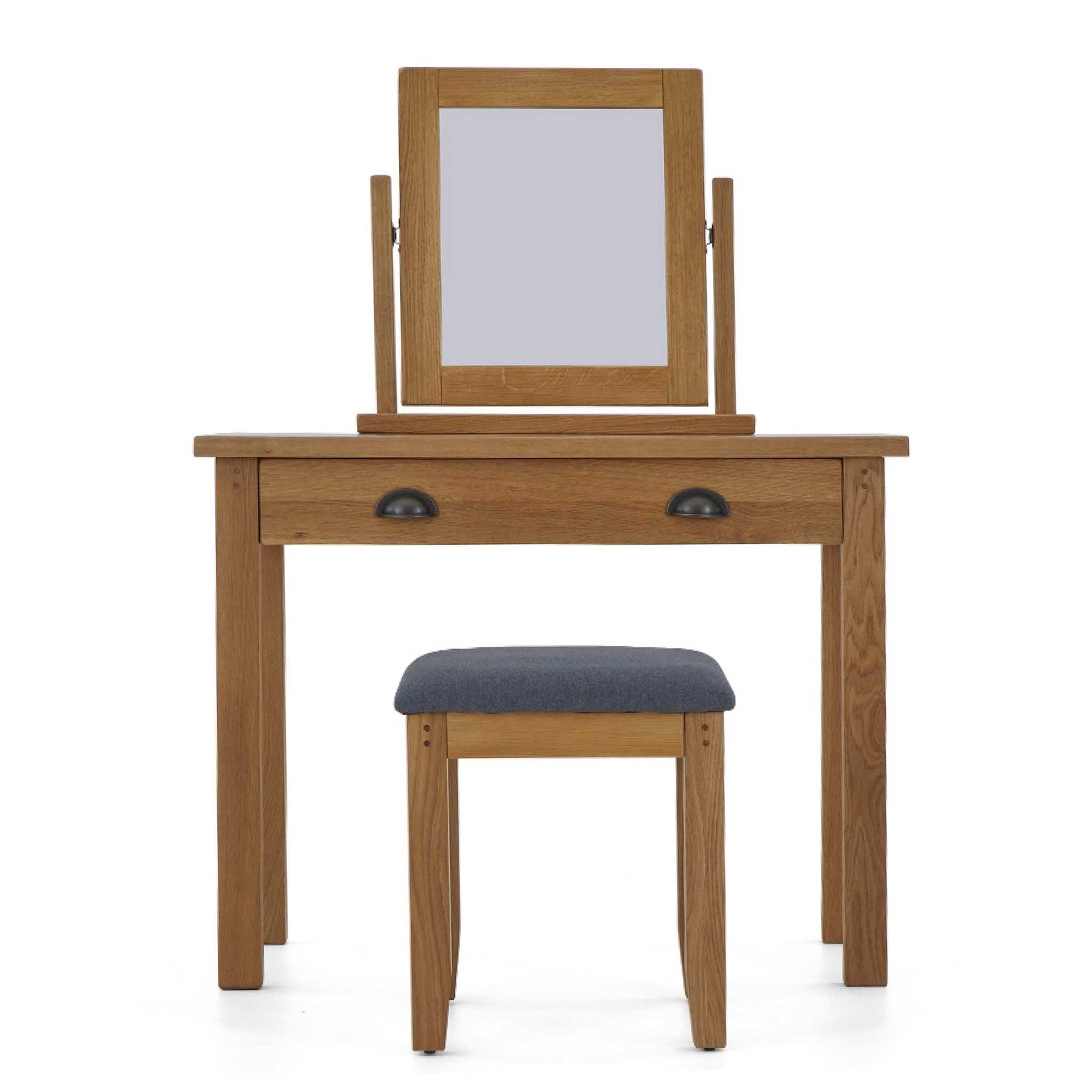 Broadway Oak Dressing Table Set by Roseland Furniture